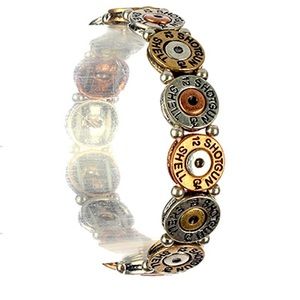 Shotgun Shell Bullet Bracelet NWT